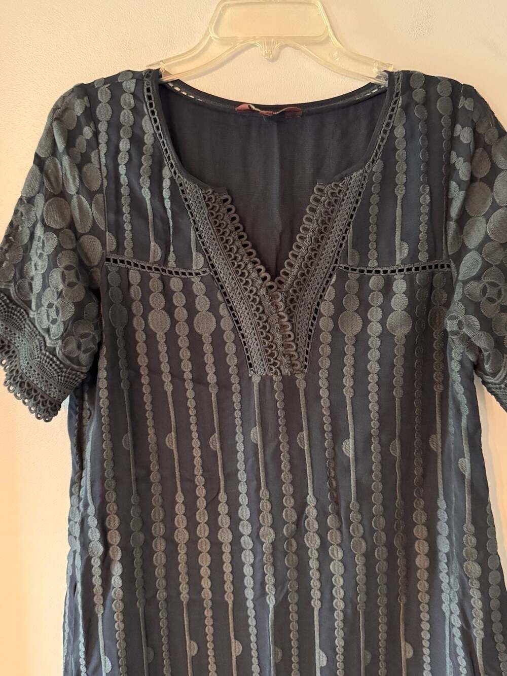Midnight Boho Lace Dress Dark Romance Cottagecore Fairy Grunge Whimsigoth
